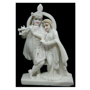 Makrana India-mármol blanco, Radha Krishna Idols - Product Image 1