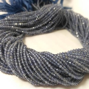 2mm Naturel Micro Iolite Pierre À Facettes En Gros Perles De Pierres Précieuses Strand Au Meilleur Prix Acheter Direct Du Fabricant En Ligne Régulier - Product Image 1