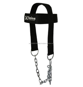 Arnés de Cabeza de Acero Inoxidable y Poliéster para Levantamiento de Pesas, Equipo de Fitness, Accesorio Ajustable y Duradero - Product Image 1