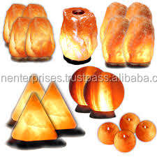 Venta al por mayor de lámparas de sal hechas a mano del Himalaya de Sian Enterprises Natural Crafts - Product Image 3