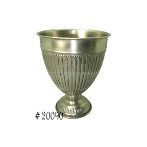 Jarrón de decoración de mesa de Metal para mesa de bodas, jarrón de Metal de diseño clásico para el hogar/granja/restaurante, florero de decoración - Product Image 1