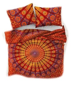 Bohemian Mandala Duvet cover Set chất lượng Ấn Độ lấy cảm hứng từ Reversible bedspread với 2 phù hợp với dây kéo gối trường hợp cho khách sạn - Product Image 3
