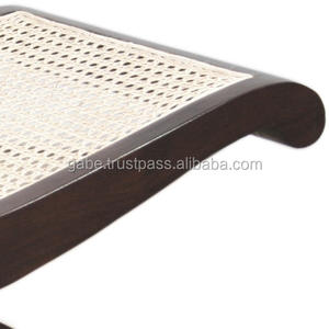 ม้านั่งหวายไม้มะฮอกกานีแบบแข็งออกแบบโบราณรวมกับเก้าอี้ของทรัมป์สำหรับเฟอร์นิเจอร์ในสวน - Product Image 2