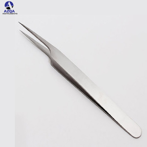 แหนบต่อขนตาโค้งสีรุ้ง สแตนเลส ป้องกันไฟฟ้าสถิต ปลายโค้ง สำหรับมืออาชีพและใช้ในบ้าน - Product Image 5