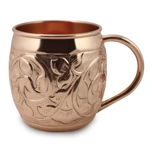 Mule Mug with Pipe Handle Copper Color Top sponsor listing Copper Cup Stainless Steel Moscow Mule Mug
