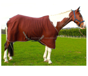 Tapis de cheval en polaire douce pour les voyages et les soins des chevaux Meilleur produit en polaire brossée - Product Image 1