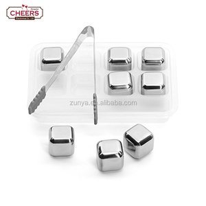 Reutilizable <span class=keywords><strong>Acero</strong></span> <span class=keywords><strong>inoxidable</strong></span> whisky piedras, Piedra del cubo <span class=keywords><strong>de</strong></span> hielo en stock para la <span class=keywords><strong>venta</strong></span> - Product Image 1