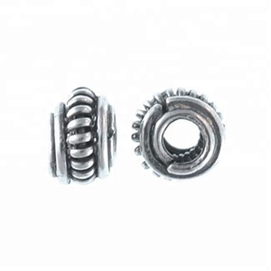 Perles en métal en argent sterling - Product Image 1