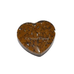 Yellow Jasper <b>Orgonite</b> Hearts - Product Image 1