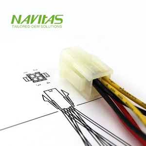 OEM Molex Mini-Fit 4 Pin 4,2mm Pitch Conjunto de cables de alimentación Arnés de cables electrónico personalizado para uso médico e industrial - Product Image 3