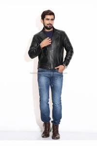 Custom <b>Genuine</b> <b>Leather</b> <b>Jacket</b> Classic Biker Original <b>Leather</b> <b>Jacket</b> for Men Luxury Quality Goat Skin - Product Image 5