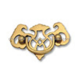 Manija de latón personalizada de OMG Industries, tirador de cajón de armario sólido moderno y elegante, características de Material de vidrio para manijas de puertas y ventanas - Product Image 1