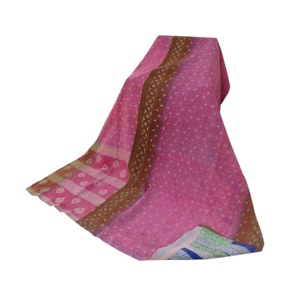 ผ้าห่มลาย Kantha สไตล์โบฮีเมียนผ้าห่มวินเทจเย็บด้วยมือสำหรับใช้ในบ้านหรือโรงแรม - Product Image 3