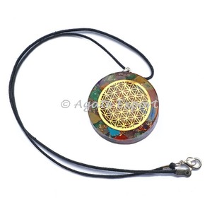Mejor precio turmalina negra Orgone corazón colgante Fengshui piedra curativa productos - Product Image 4