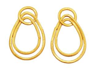 Or Vermeil Boucles D'oreilles - Product Image 1