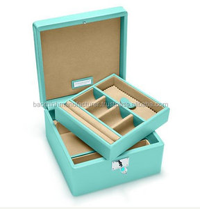 Eco-Friendly Turquoise Lacquer Jewelry Box Vietnam's Traditional Handcrafted <b>Lacquerware</b> - Product Image 1
