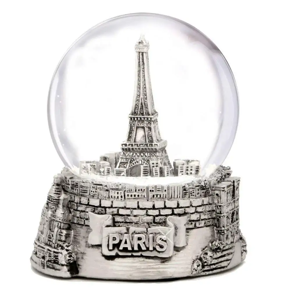Знаменитая достопримечательность Франция Париж Эйфелева башня снежный шар