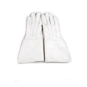 Guantes de Cuero Genuino Blancos Personalizados Unisex - Product Image 3