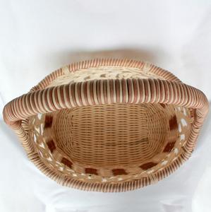 Rattan Wicker Storage <b>Basket</b> and Fruit Storage <b>Basket</b> <b>with</b> <b>Handle</b> - Product Image 5