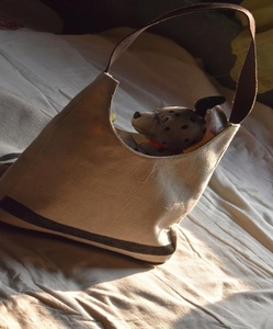 Natural Linen Cotton Blended Woven <b>Bag</b> Black Color Reusable for Shopping <b>Gift</b> Grocery Custom Logo <b>Jute</b> <b>Bag</b> - Product Image 5