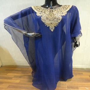 PARTYWEAR caftán con estampado de BRASSO, caftán DUBAI JALABIYA - Product Image 6