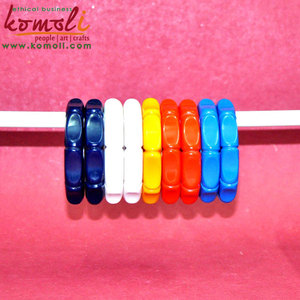 Pulsera de resina tallada personalizada con forma de bambú, joyería antigua - Product Image 6