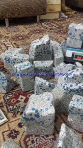 Piedra K2 (azurita en cuarzo)-piedra azul k2 - Product Image 6