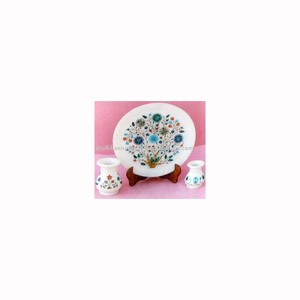 จานของขวัญตกแต่งลายหินอ่อนทำมือ - Product Image 1