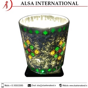 Última colección de exportador de fábrica india de confianza, portavelas de decoración votiva de vidrio de cerámica a granel duradero, precio al por mayor de Pascua - Product Image 6