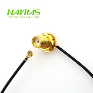 Câble coaxial RF plaqué or U.FL avec fil d'antenne à un noyau 50 ohms - Product Image 6