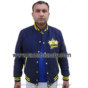 Custom Embroidery Letter Patches Vintage 3D Woolen <b>Jacket</b> High Quality Eco-Friendly Winter Custom Logo <b>Jacket</b> for Men - Product Image 6