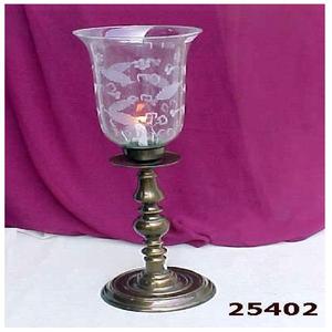 Portavelas de metal y vidrio Linterna Colección caliente Chimenea Portavelas de vidrio para boda - Product Image 1