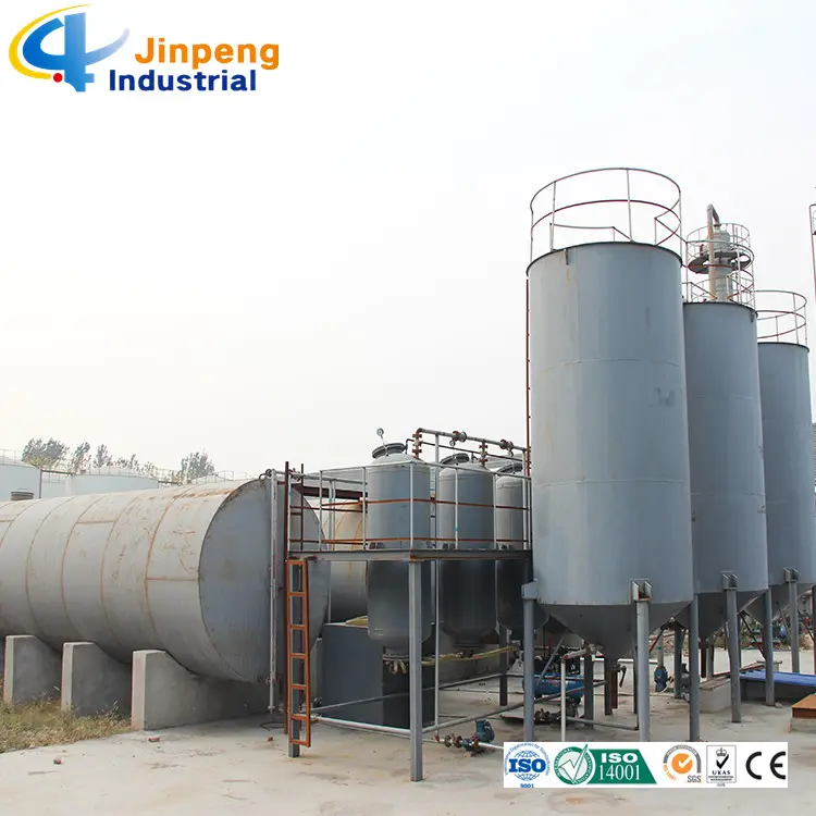 Resíduos refinação de óleo crudo, planta de destilação, óleo de pirôlise para planta de distilação diesel