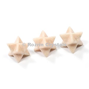Wholesale <b>Moon</b> Stone Merkaba Star gemstone healing Merkaba Star - Product Image 1