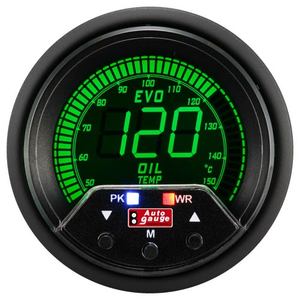Jauge de température d'huile de compteur automatique d'affichage à cristaux liquides de 60mm avec fonction d'avertissement - Product Image 2