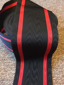 High Quality 100% Polyester Grosgrain Eco-Friendly Moire Effect <b>Ribbons</b> OEM Wholesale Customized Medal Awards <b>Decorations</b> Double - Product Image 2