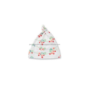 Factory Price Wholesale Custom Organic Knot Baby Beanie Hat - Product Image 1
