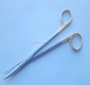 Tijeras Super Cut para Estiramiento Facial, Tijeras Quirúrgicas Afiladas Romas Curvas con Puntas Planas, Material Plástico Metálico de Acero Inoxidable - Product Image 6
