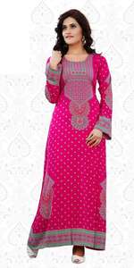 Caftan imprimé fantaisie, de l'inde - Product Image 4