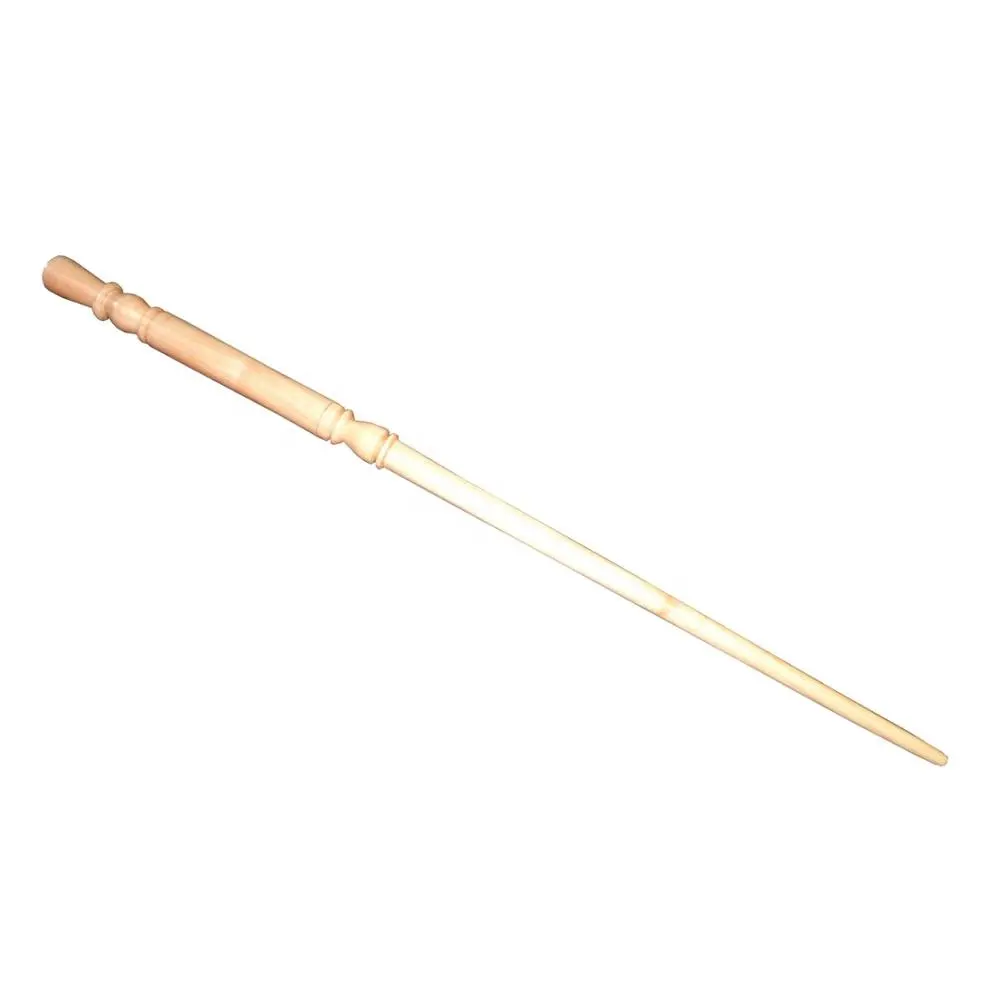 木製の杖を売るBes新しいデザイン環境にやさしい手作りの自然な木製の魔法の杖のおもちゃ映画ウィザードアクトプレイ
