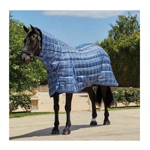 Tapis de cheval de qualité supérieure coton souple et polyester pour les soins équestres - Product Image 4