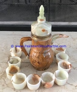 Juego de Té de Ónix de Lujo, Juego de Tazas de Té Kava, Decoración para el Hogar y la Cocina, Regalos - Product Image 5
