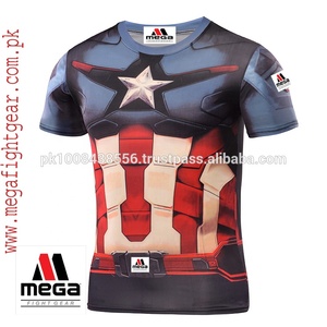 T-shirts de sport personnalisés imprimés par sublimation, rashguard MMA, brassière de sport, rashguard de fitness, vêtements de sport athlétiques - Product Image 5