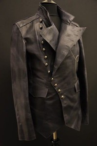 Blouson en cuir de moto pour homme en cuir de veau fini - Coupe-vent, imperméable, respirant et écologique - Product Image 6