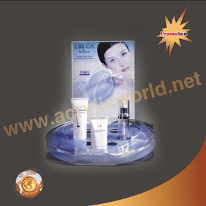 Exhibición de botella cosmética acrílica de fábrica para el cuidado de la piel - Product Image 3