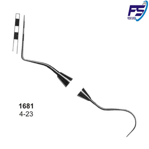 De acero inoxidable doble táctil tono Periodontal bolsillo sonda PE1-23 (1-23) - Product Image 6