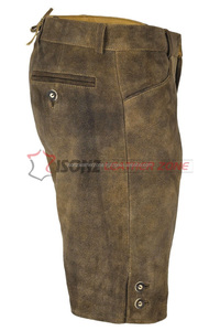 Short Lederhosen mi-long personnalisé grande taille unisexe Oktoberfest bavarois imprimé brodé anti-rides pour homme - Product Image 5