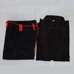 Bordado personalizado Jiu-Jitsu brasileño Gis para adultos MMA/Judo/Karate/Muay Thai pantalones cortos contraste costura características logotipo personalizado - Product Image 6