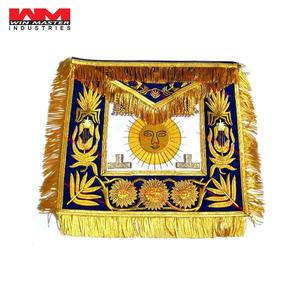 Delantal de Regalia masónica bordado a mano, mandil masónico Master Mason, venta al por mayor - Product Image 4
