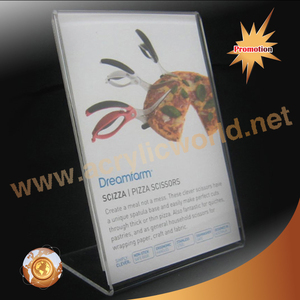 Factory 8.5 X 11 Inches Slant Back Acrylic Sign Holder/acrylic Menu Holder - Product Image 1